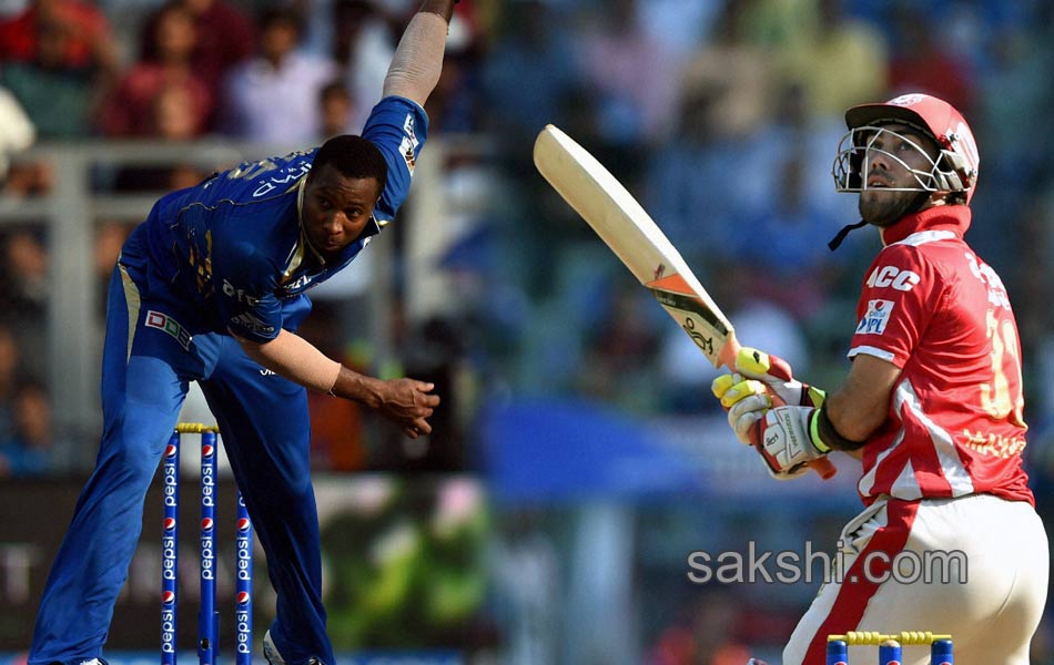Mumbai Indians down Punjab for first win in IPL3