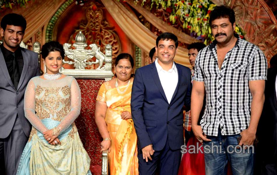 Dil Raju Daughter Hanshitha Wedding Reception9