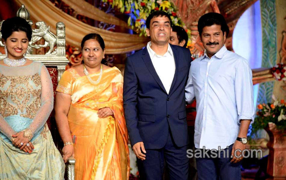 Dil Raju Daughter Hanshitha Wedding Reception11