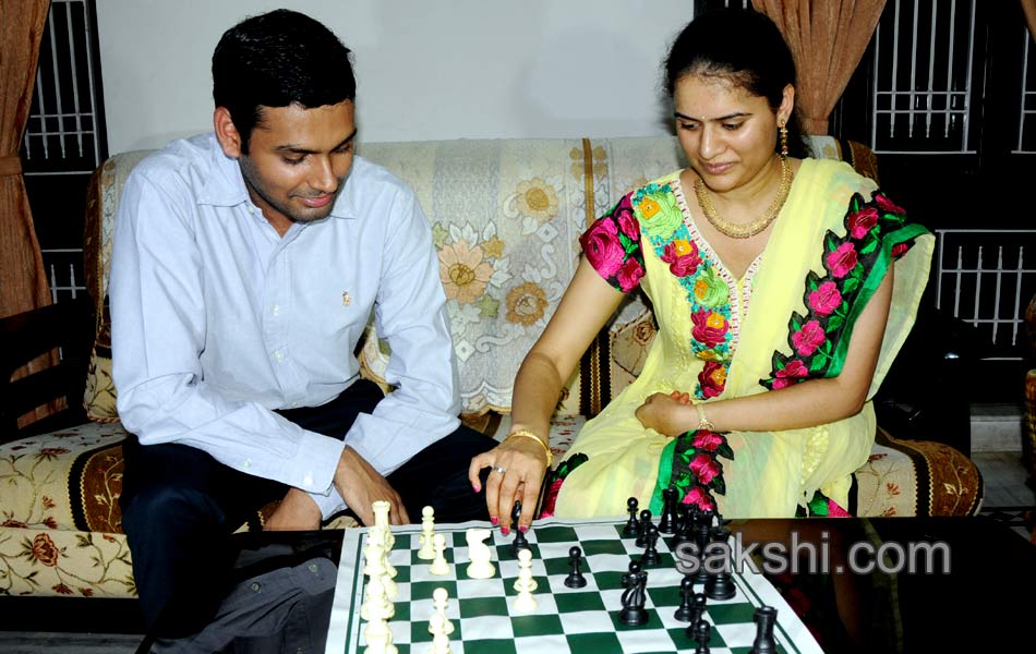 Chess Queen Koneru Humpy engaged - Sakshi5