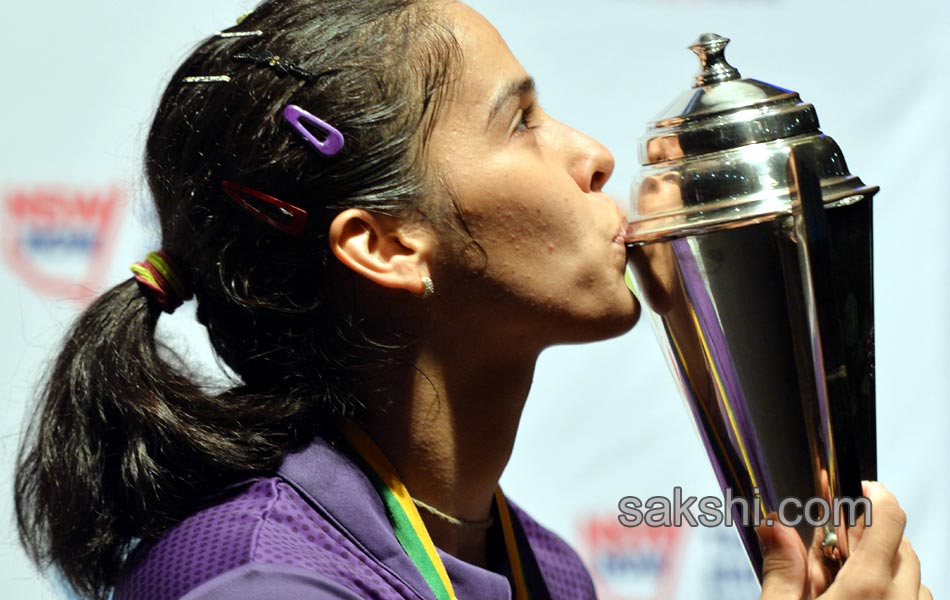 Saina Nehwal wins Australian Open Super Series title16