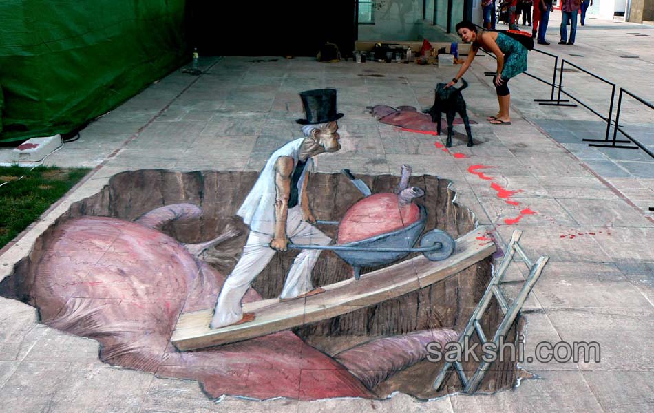 3D street art paintings - Sakshi7