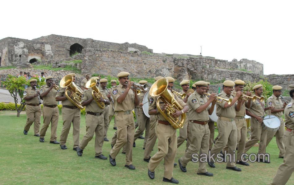 marching in golkonda fort - Sakshi7