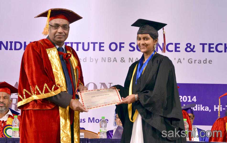 Srinidhi Institute of Science and Technology  convocations in madhapur1