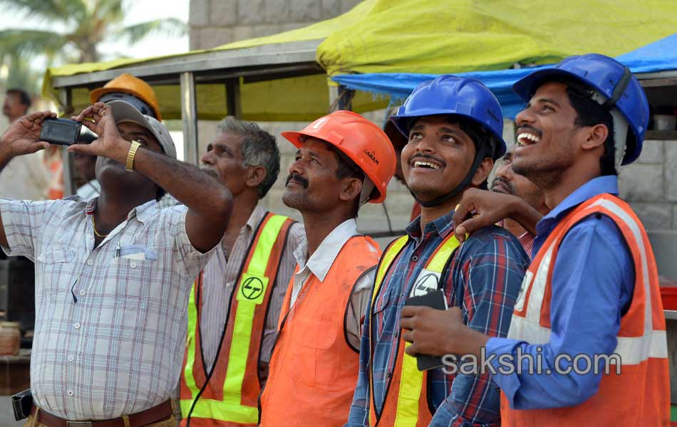 Hyderabad Metro Rail Test Run scenes - Sakshi10