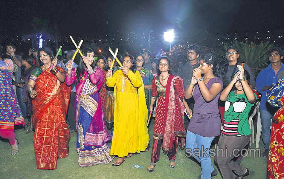 beautiful bathukamma festival celebrations at silparavam - Sakshi1