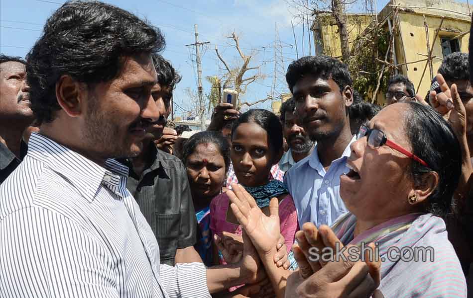 Y S jagan mohan reddy tour to cyclone affected - Sakshi10