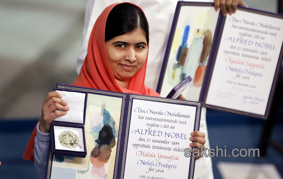 malala yousafzai won nobel prize - Sakshi1