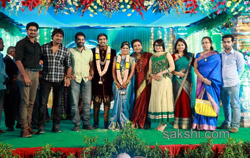 Telugu tv serial anchor Anjali Wedding11