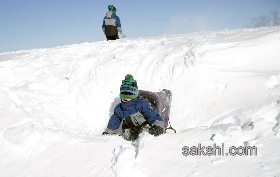 snow storm at usa - Sakshi17