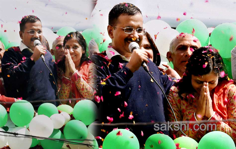 Aam Aadmi Party leaders celebrations - Sakshi13