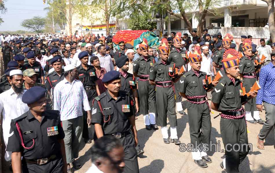 Major Tahir Hussain Khan  body arrives in Hyderabad6