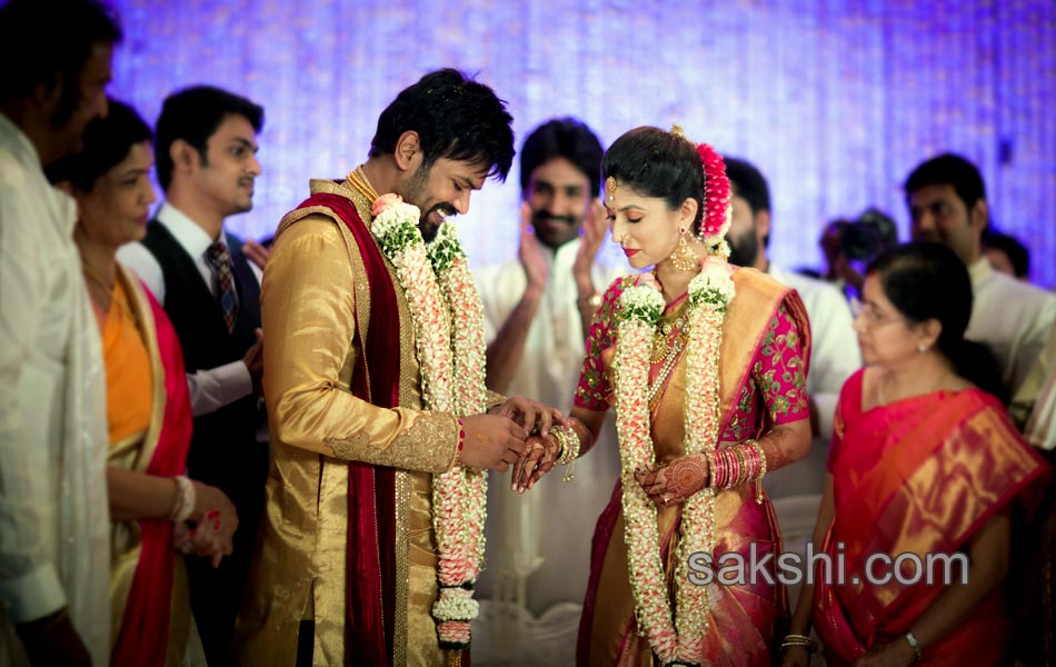 manchu manoj Pranathi Reddy engagement in hyderabad - Sakshi4