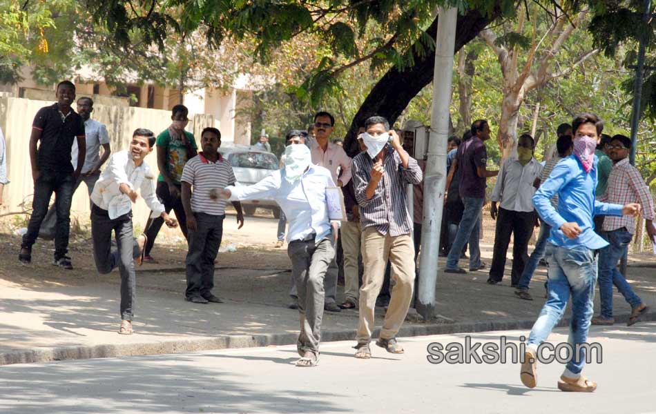 Protests at Osmania University foiled by Police - Sakshi10