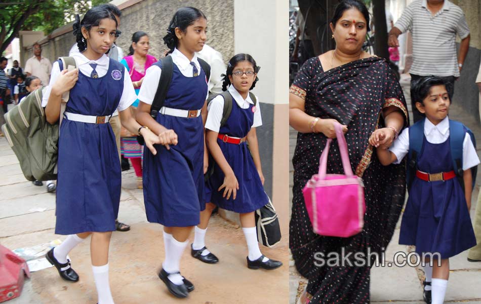 childrens are in school after summer holidays - Sakshi12