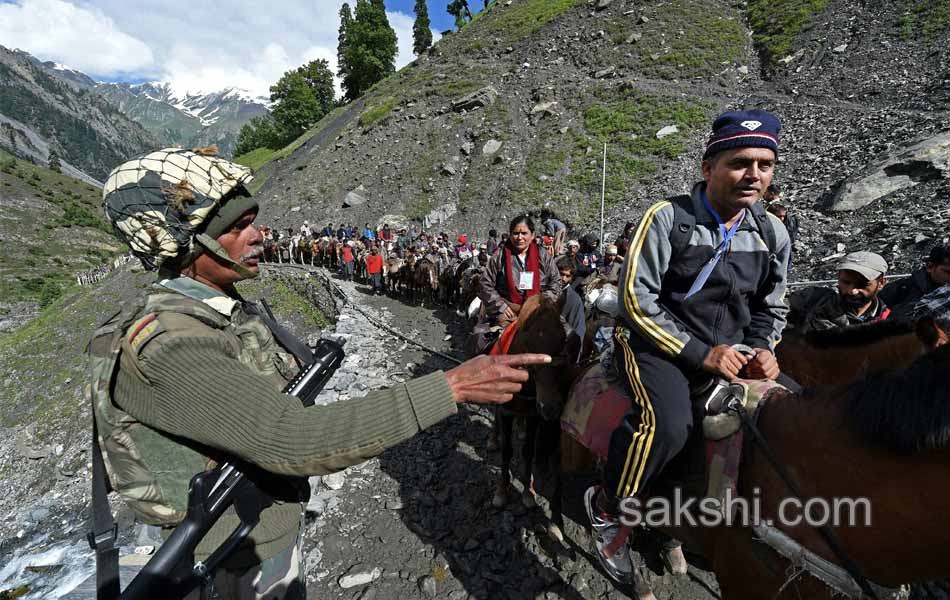 Amarnath Yatra to start from Pahalgam route today - Sakshi14