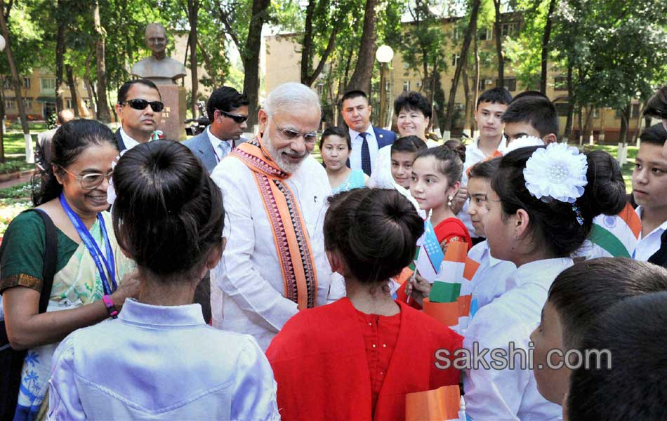 PM Narendra Modi arrives in Uzbekistan - Sakshi15