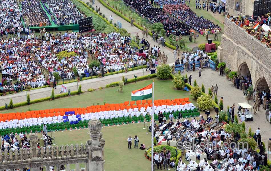 independence celebrations in golkonda fort - Sakshi10