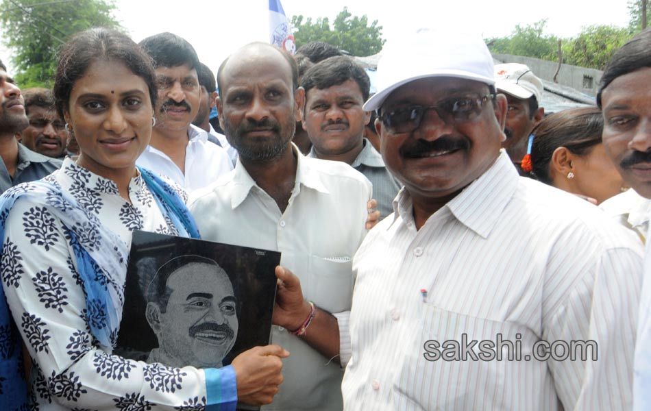 ys sharmila 3rd day paramarsha yatra in warangal distirict11