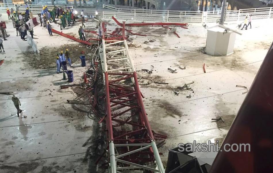 In disaster accident in the Mecca Masjid18