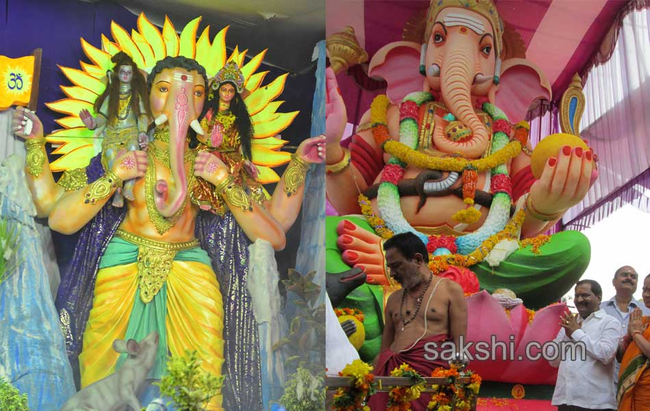 Ganesh Chaturthi celebrations in khammam district11