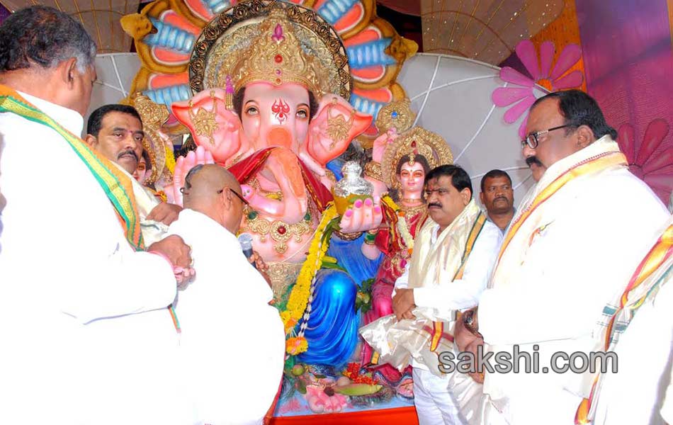 Ganesh Chaturthi celebrations in  ranga reddy district13