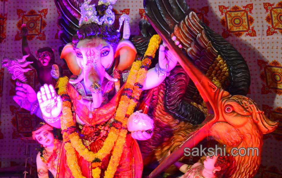 ganesh chaturthi celebrations in khammam district on second day5