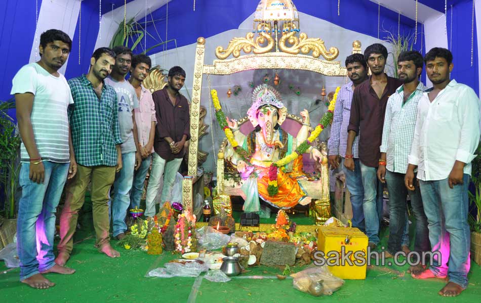 Ganesha celebrations in hyderabad city3