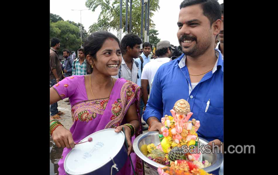 Ganesha celebrations in hyderabad city8