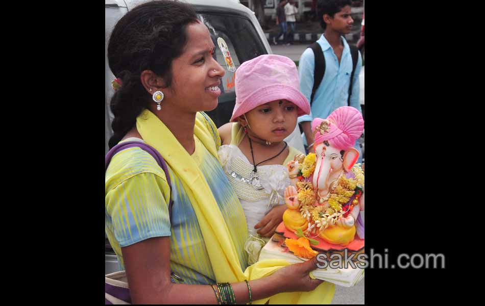 Ganesha celebrations in hyderabad city12