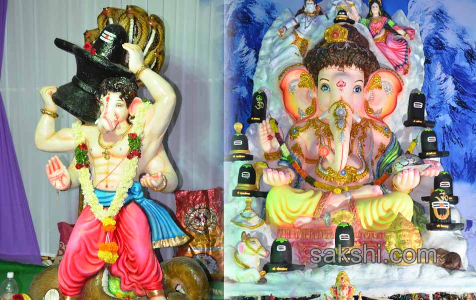 ganesh chaturthi celebrations in Nizamabad district on second day7