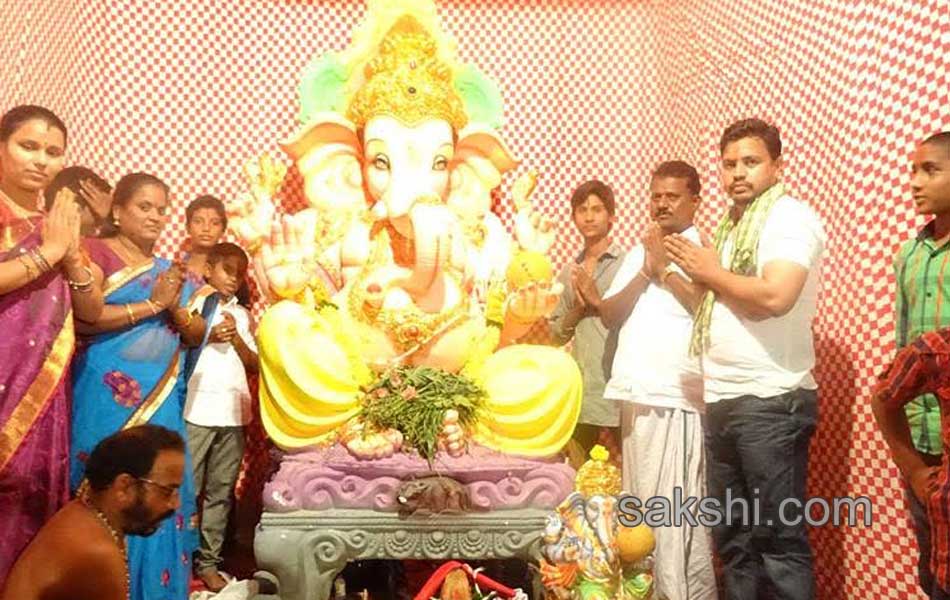 ganesh chaturthi celebrations in Ranga Reddy district onThird day13