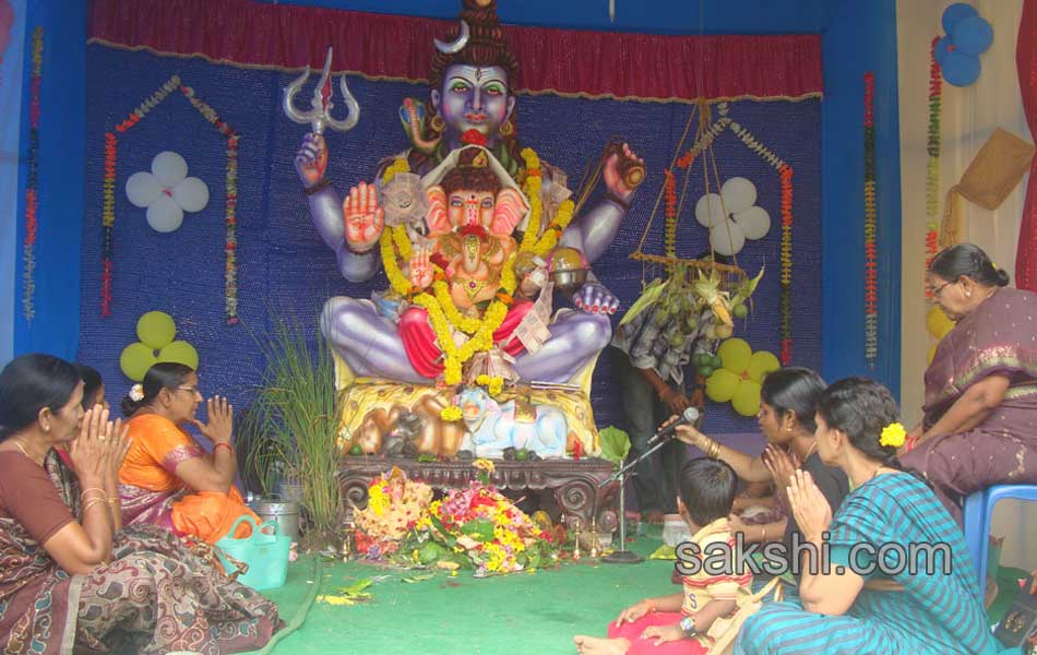 ganesh chaturthi celebrations in west godavari district onThird day1