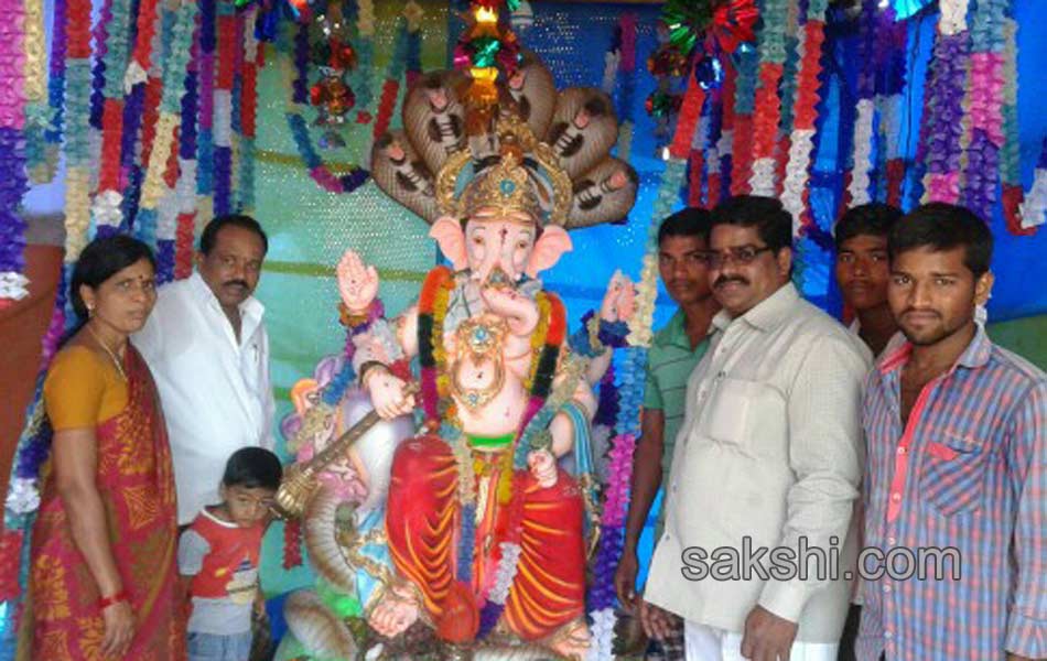 ganesh chaturthi celebrations in Ranga Reddy district onThird day8