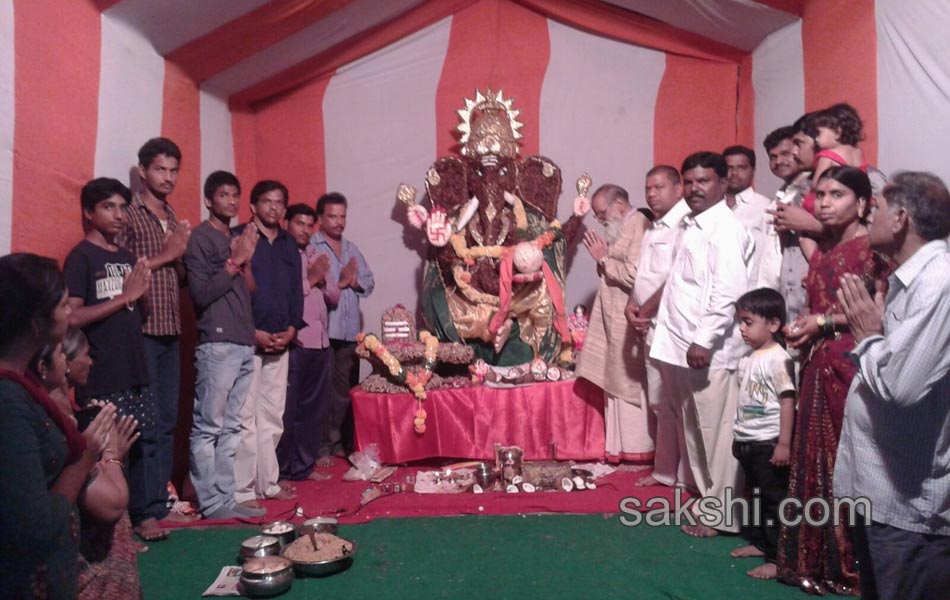 ganesh chaturthi celebrations in Ranga Reddy district onThird day14