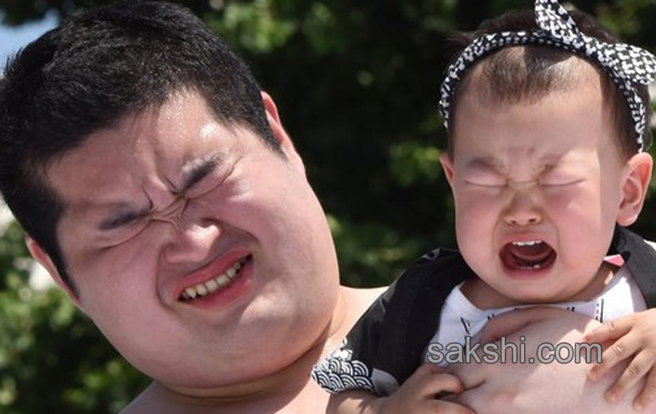 These Sumo Wrestlers Make Babies Cry It Out For Good Health1