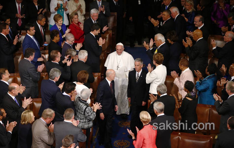 Pope Francis addresses a joint meeting of the US Congress - Sakshi12