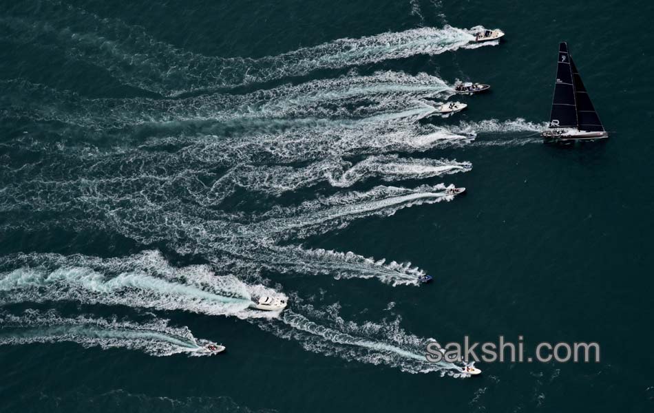 Boats sail during the 47th Barcolana regatta in the Gulf of Trieste - Sakshi11