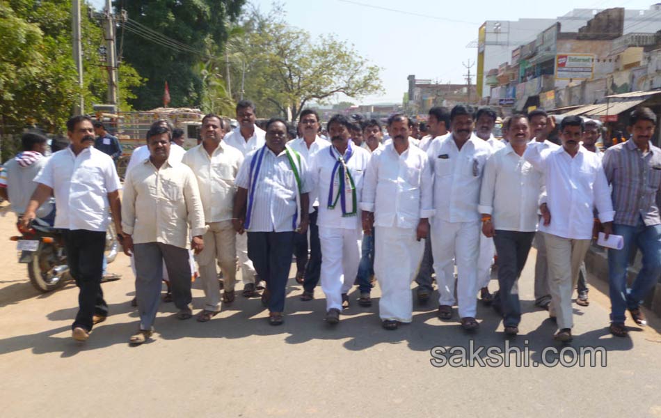 YSCP protesting on status - Sakshi20