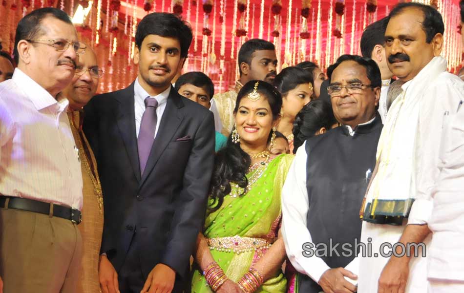 Bhumana Karunakar Reddy Son Abhinay Reddy Wedding Reception5