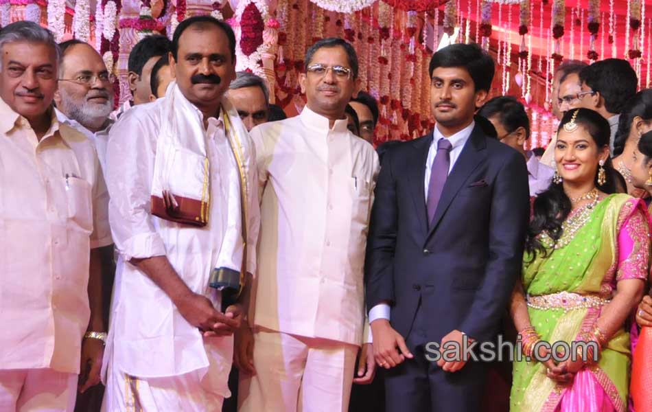 Bhumana Karunakar Reddy Son Abhinay Reddy Wedding Reception13