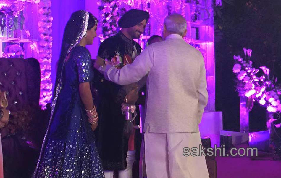 Harbhajan Singh wedding reception9