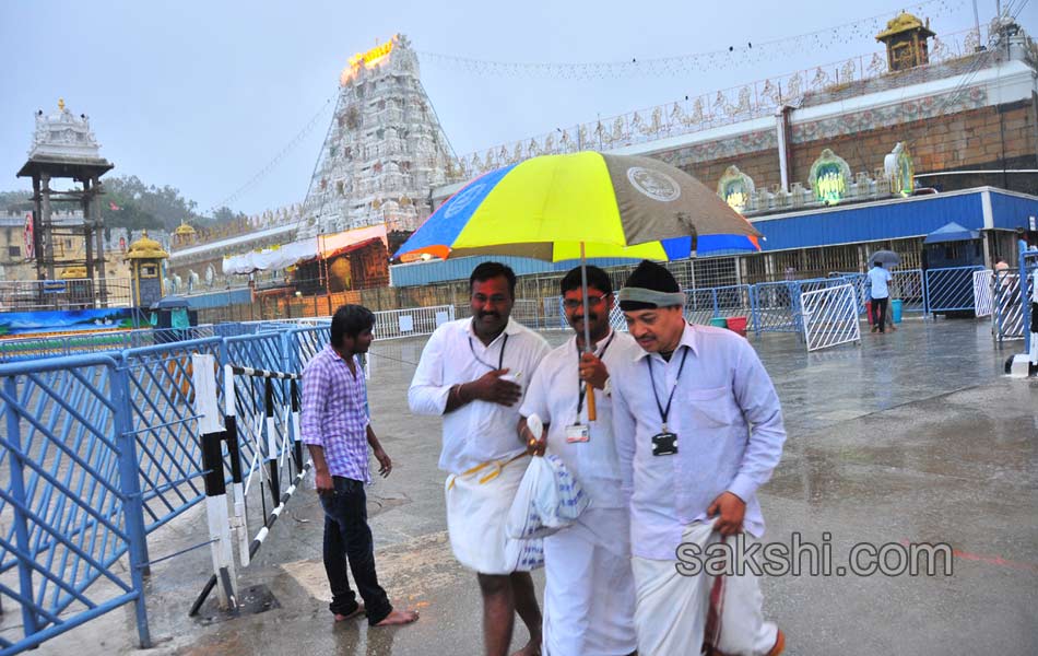 tirumala havy rain19