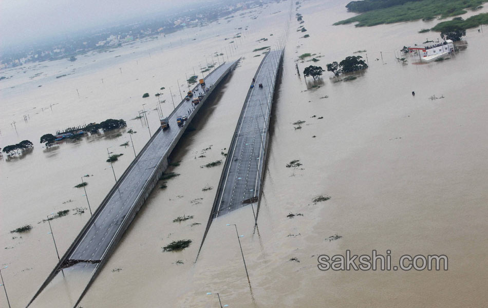 modi aerial survey - Sakshi15