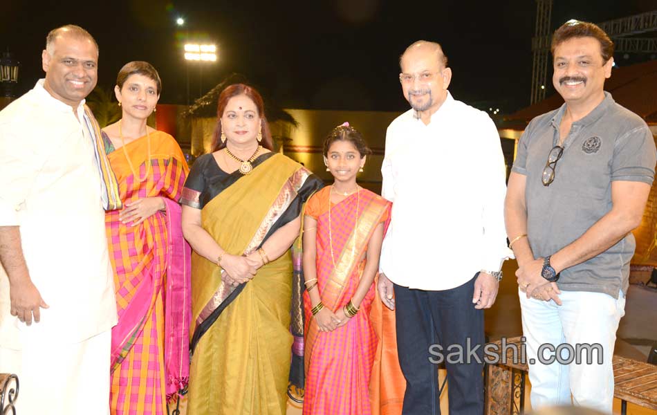 Potuluri Vara Prasad Daughter Pearl Half Saree Function at Hitex on Sunday2