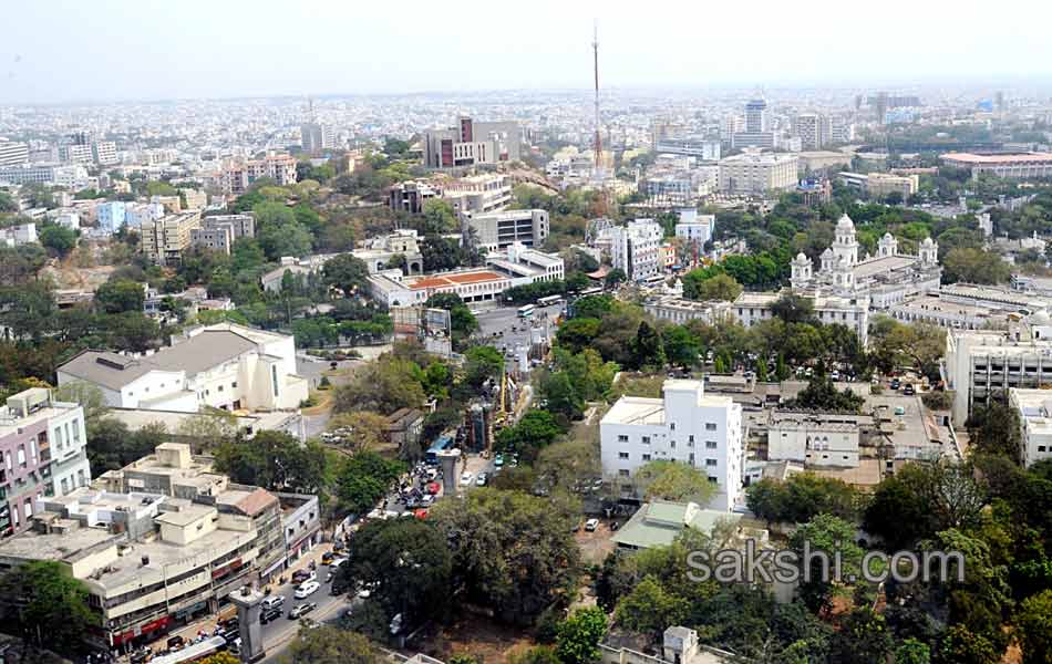 Helicopter joy ride launched in Hyderabad - Sakshi15