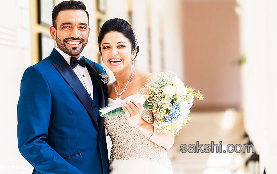 Robin Uthappa marries girlfriend in Bengaluru3