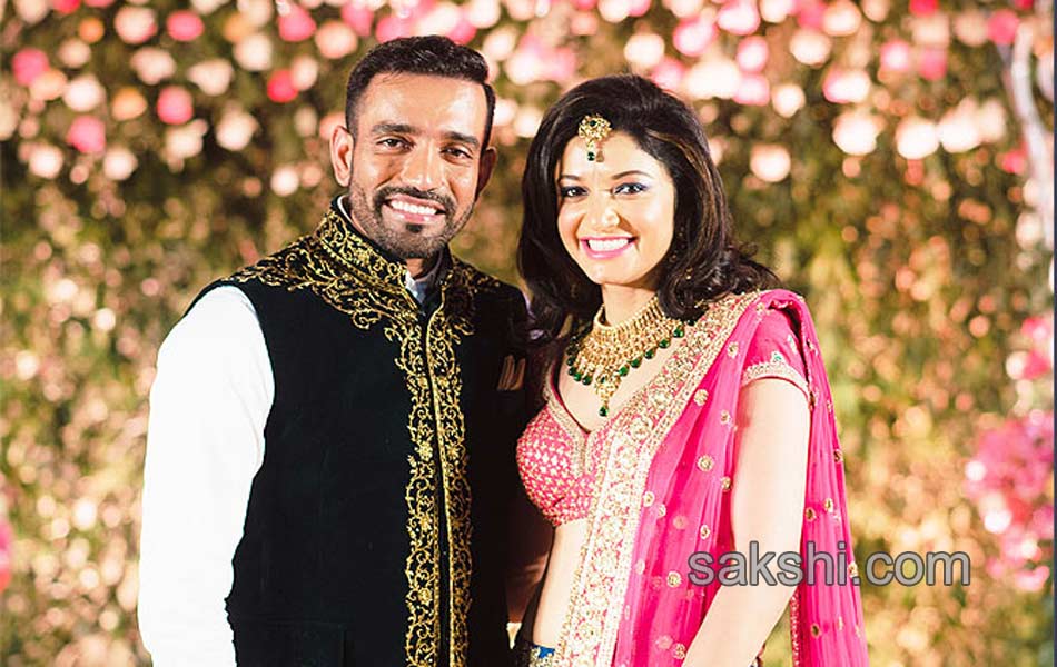 Robin Uthappa marries girlfriend in Bengaluru4