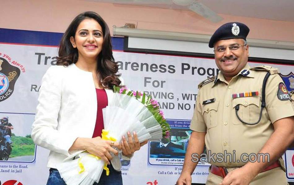 Rakul Preet Singh at Traffic Training Institute3