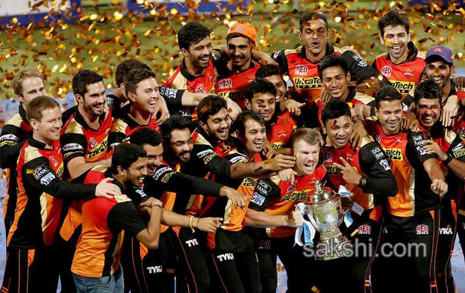 Sunrisers win first IPL title by 8 runs24